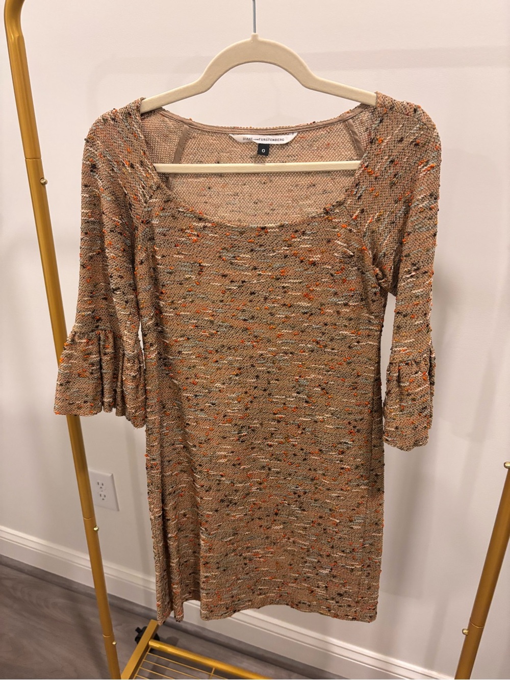 Diane Von Furstenberg tweed dress